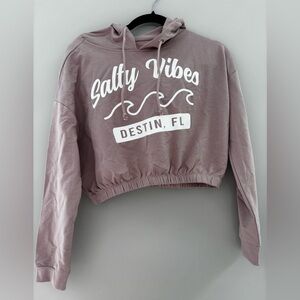 Salty Vibes Women's Mauve Hoodie